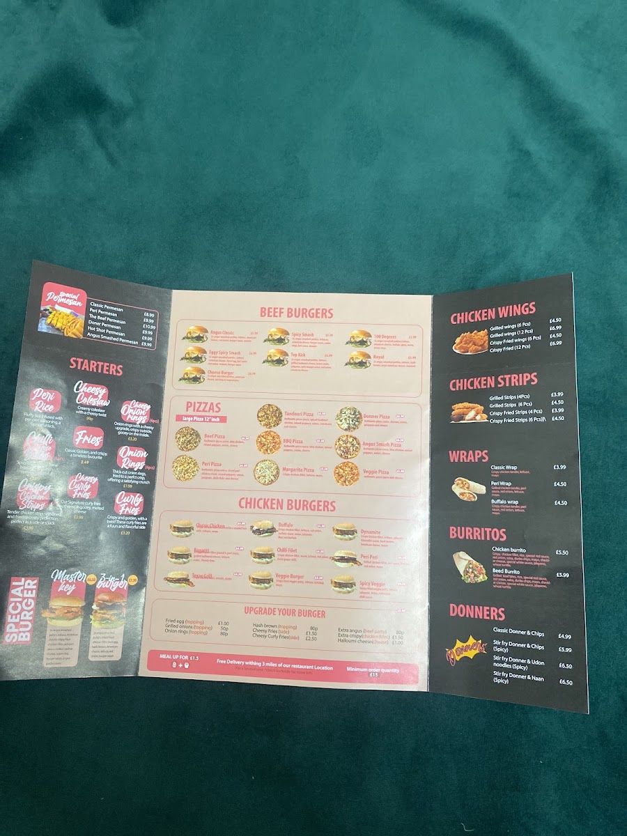 Angus Showroom Restaurant Menu Photo 2