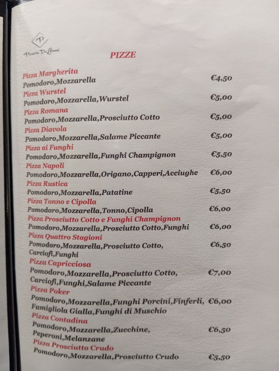 Bar Tre Stelle Menu Menu Photo 1
