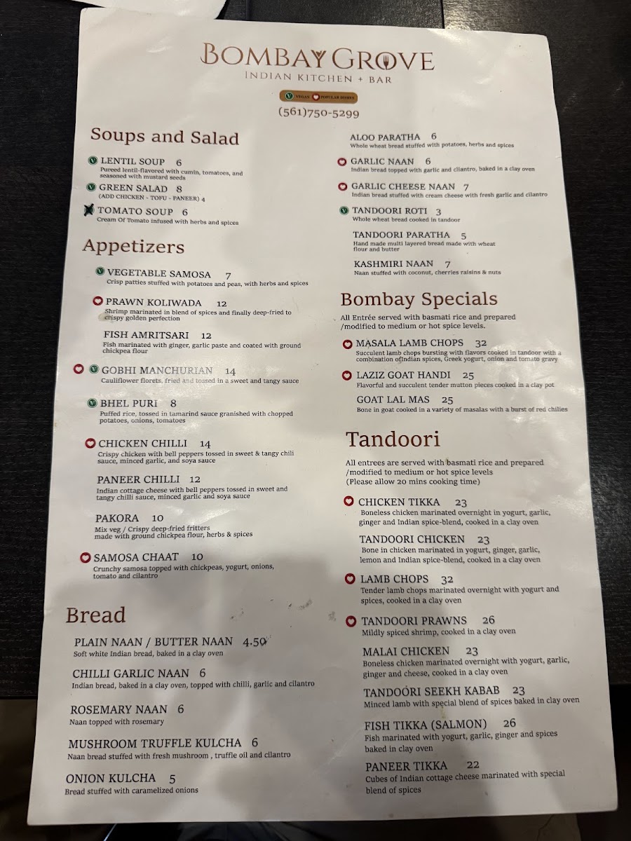 Bombay Cafe Menu Photo 2