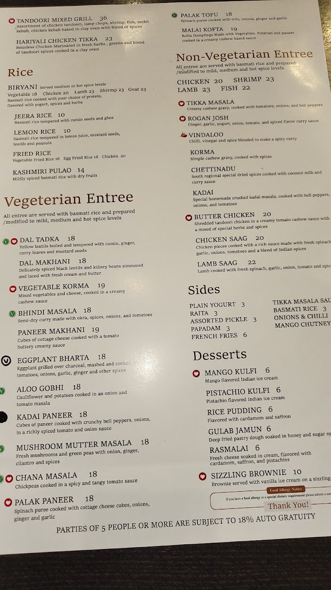 Bombay Cafe MenuMenu Photo 6