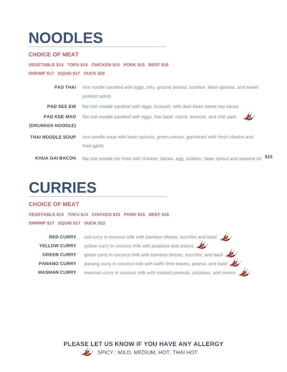 Camin Thai Cuisine Menu Photo 4