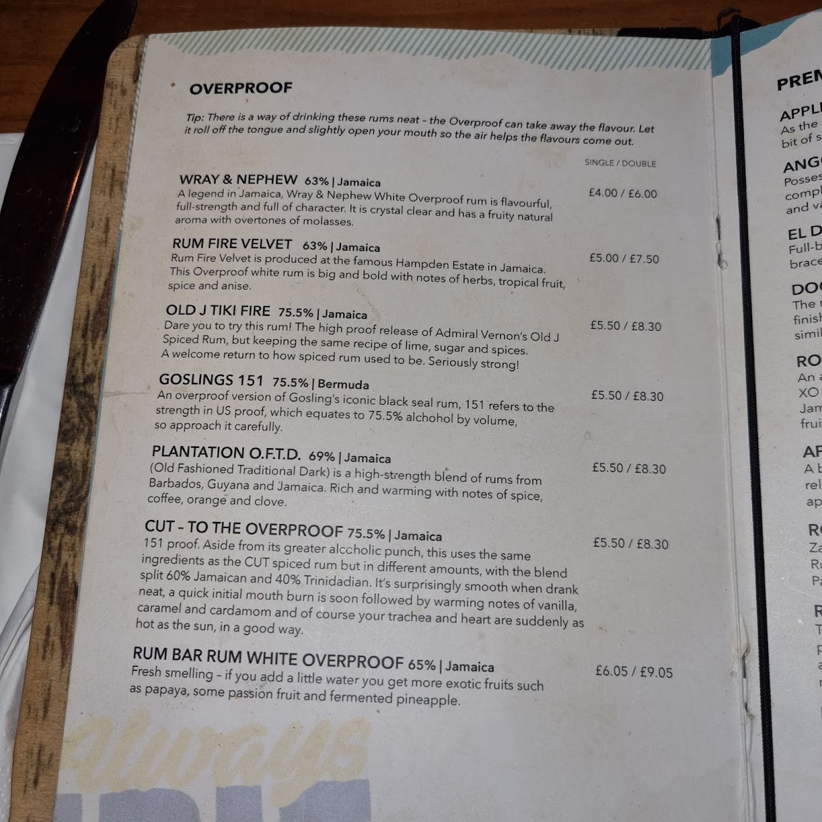 Caribbean Croft MenuMenu Photo 9