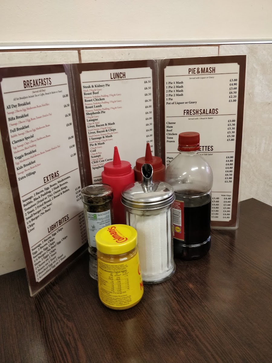 Clarence Restaurant & Cafe Menu Photo 3