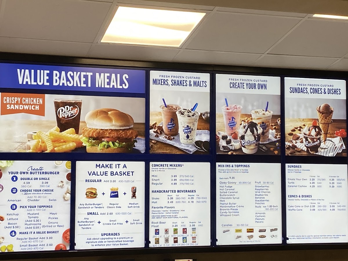 Culver's Menu Photo 2