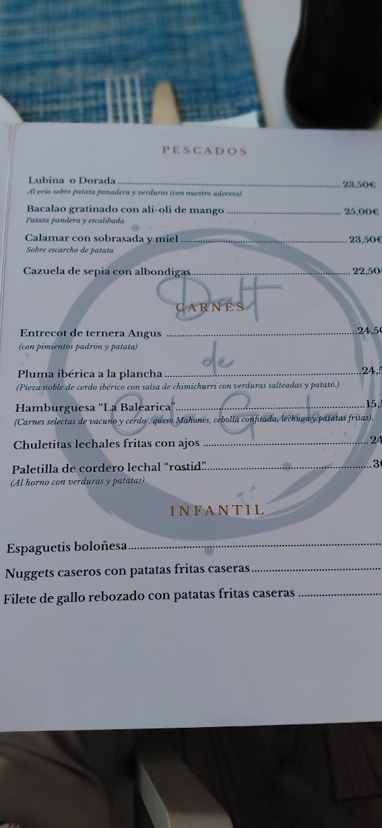 Dalt De Cala Gamba MenuMenu Photo 10