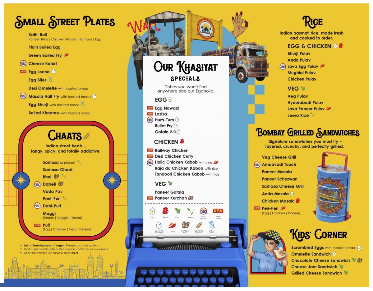 Eggholic - Indian Veg & Egg Street Food Menu Photo 1