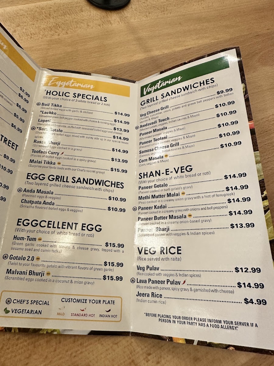 Eggholic - Indian Veg & Egg Street Food MenuMenu Photo 7