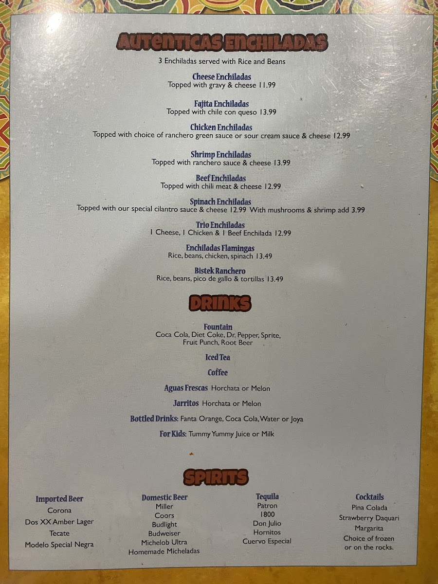 El Potrillo Tex Mex Food Menu Photo 4