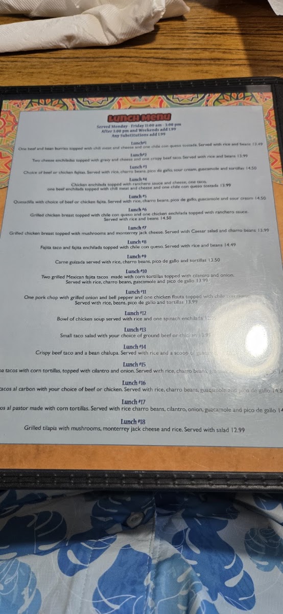 El Potrillo Tex Mex Food MenuMenu Photo 7
