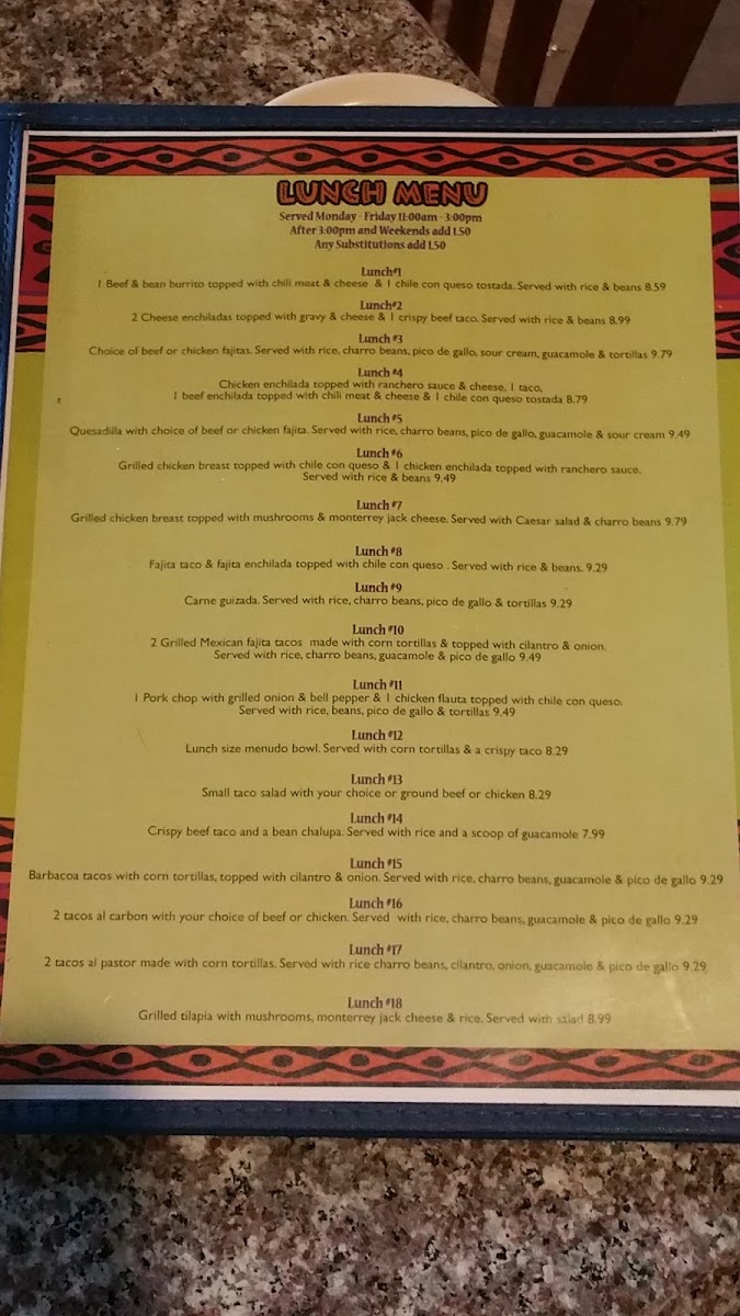El Potrillo Tex Mex Food MenuMenu Photo 8