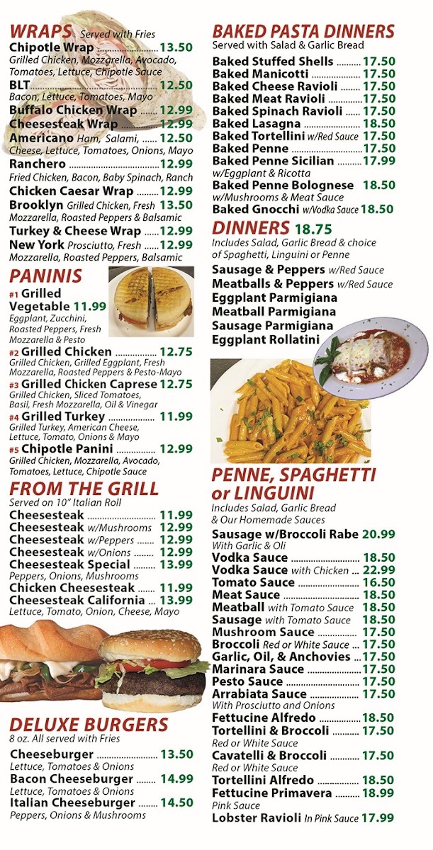 Frank's Pizza (West Milford) Menu Photo 2