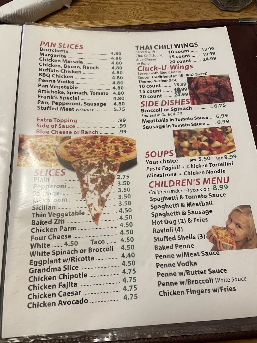 Frank's Pizza (West Milford) MenuMenu Photo 7