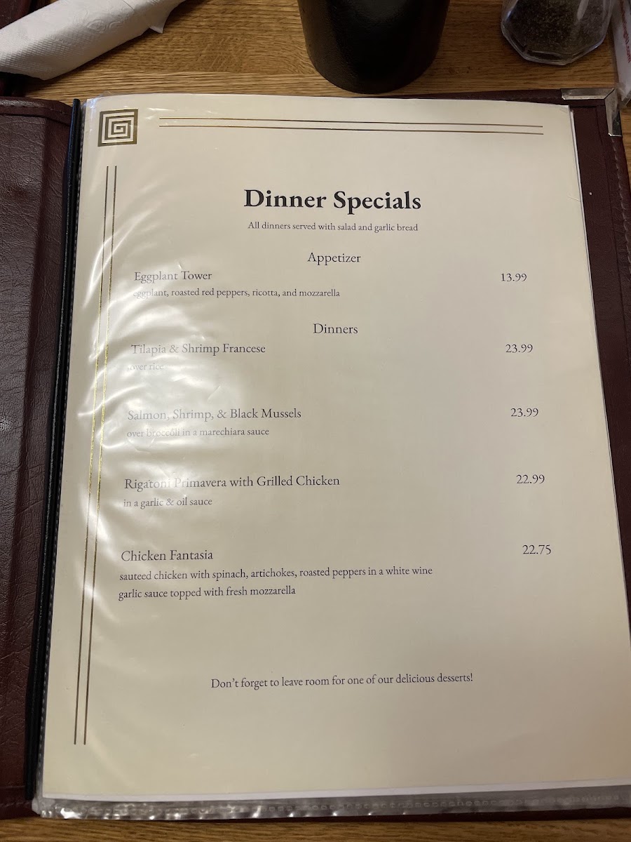 Frank's Pizza (West Milford) MenuMenu Photo 9
