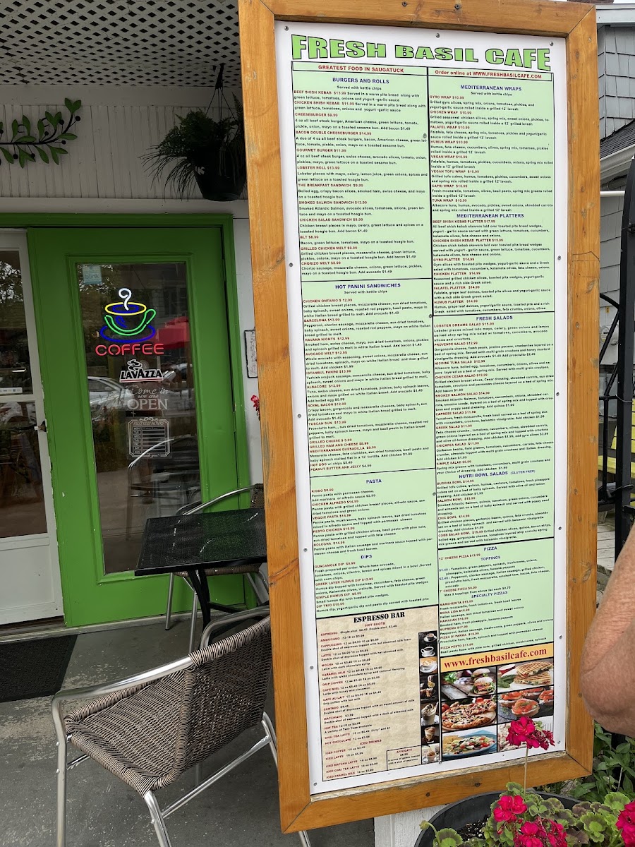 Fresh Basil Cafe Menu Photo 1