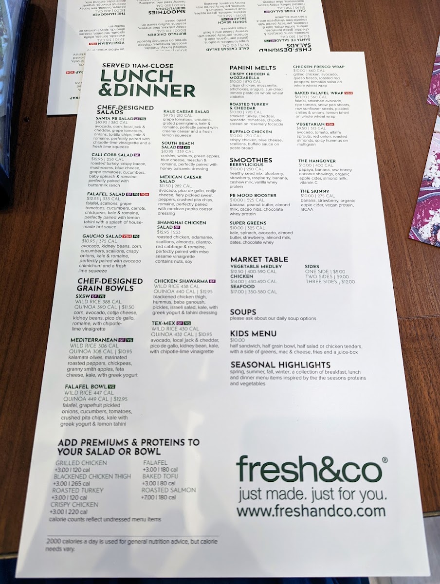 Fresh&co Menu Photo 4