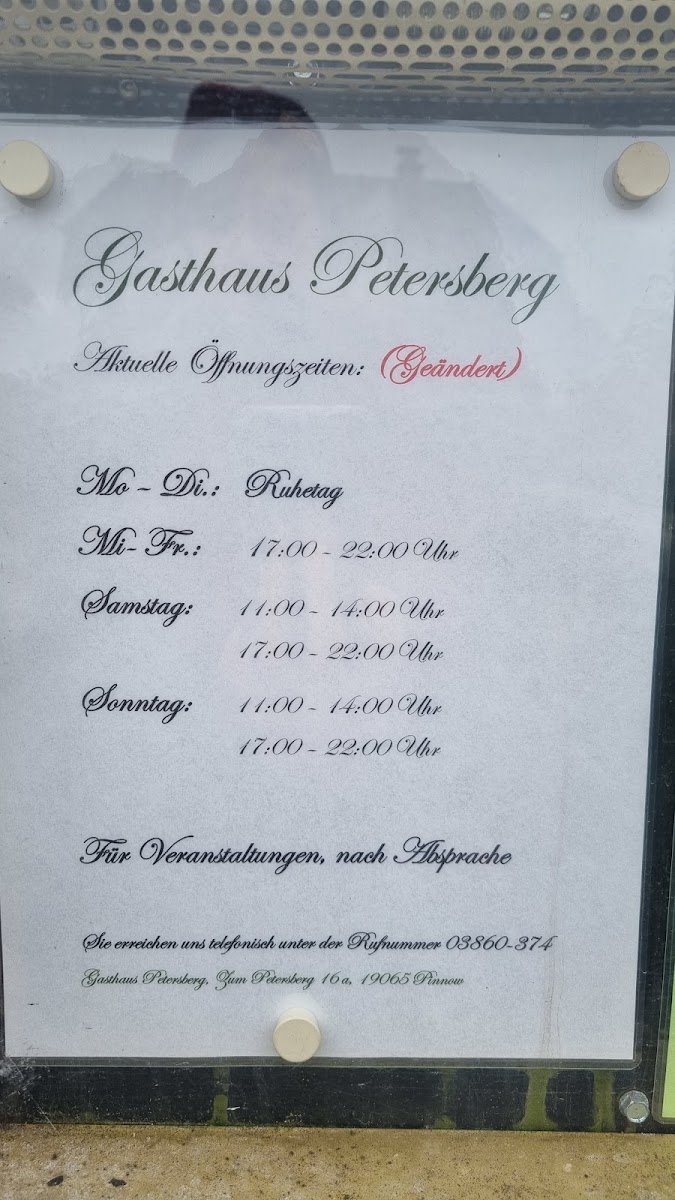 Gasthaus Petersberg Menu Photo 2