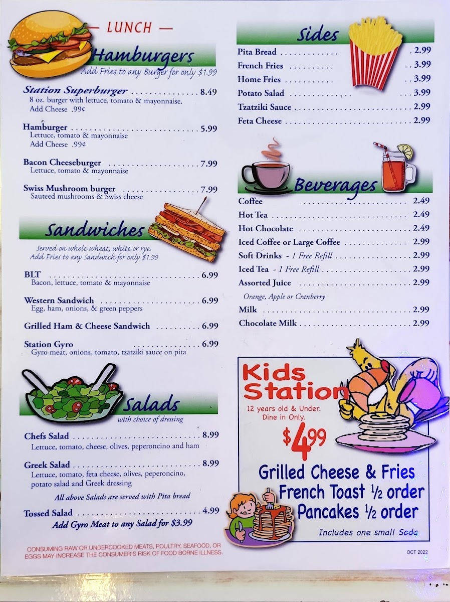 George's Menu Photo 1