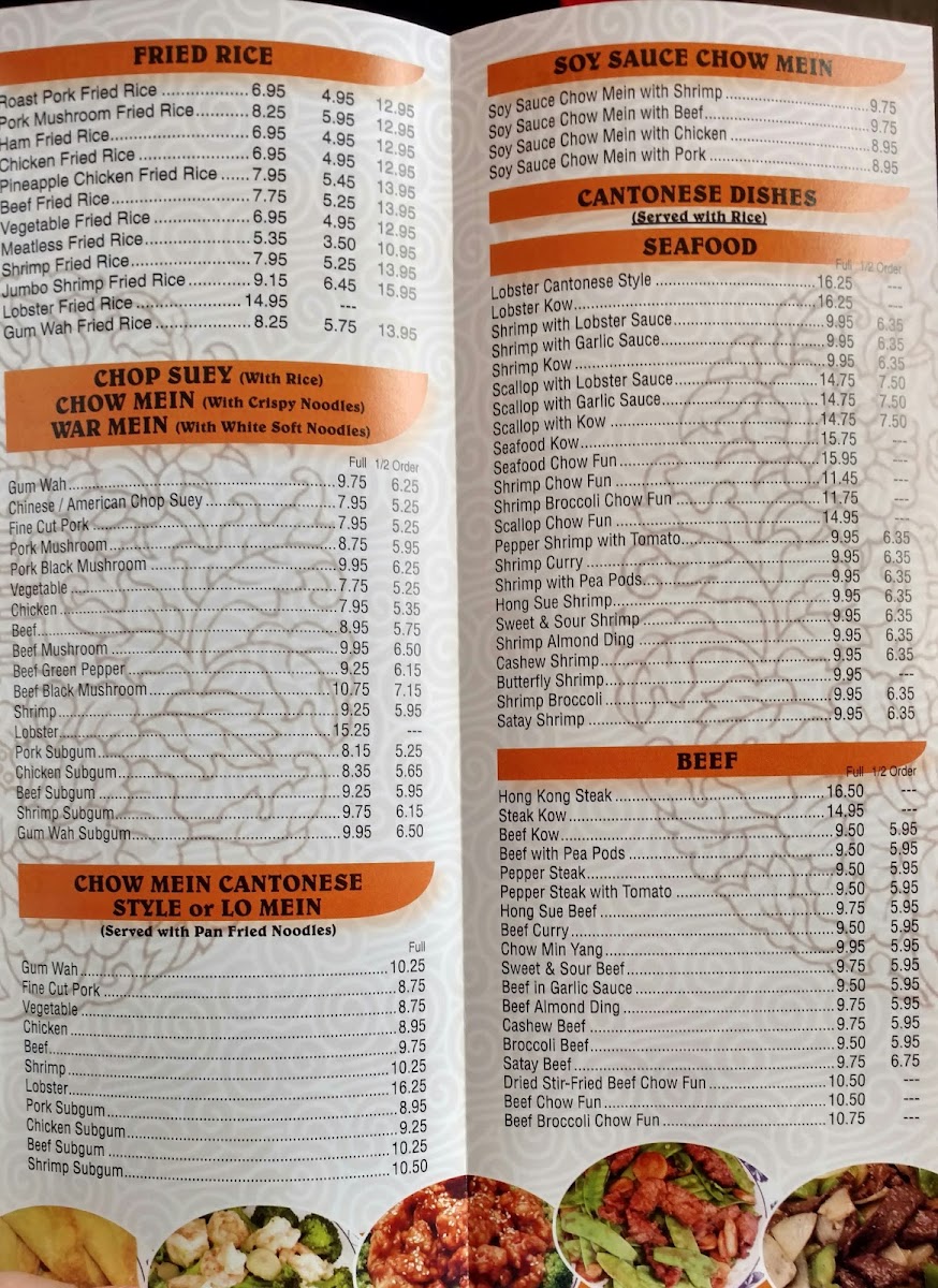 Gum Wah Restaurant MenuMenu Photo 9