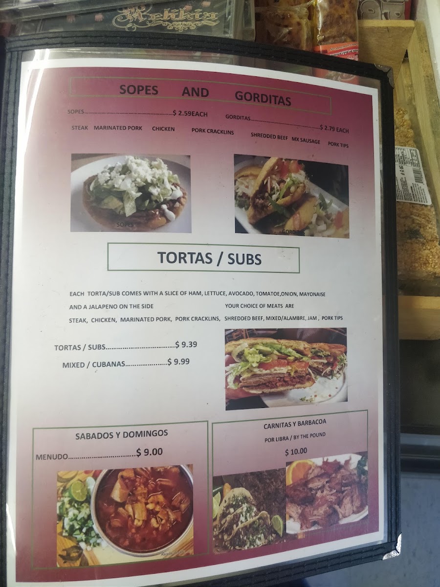 La Tamaulipeca Menu Photo 1