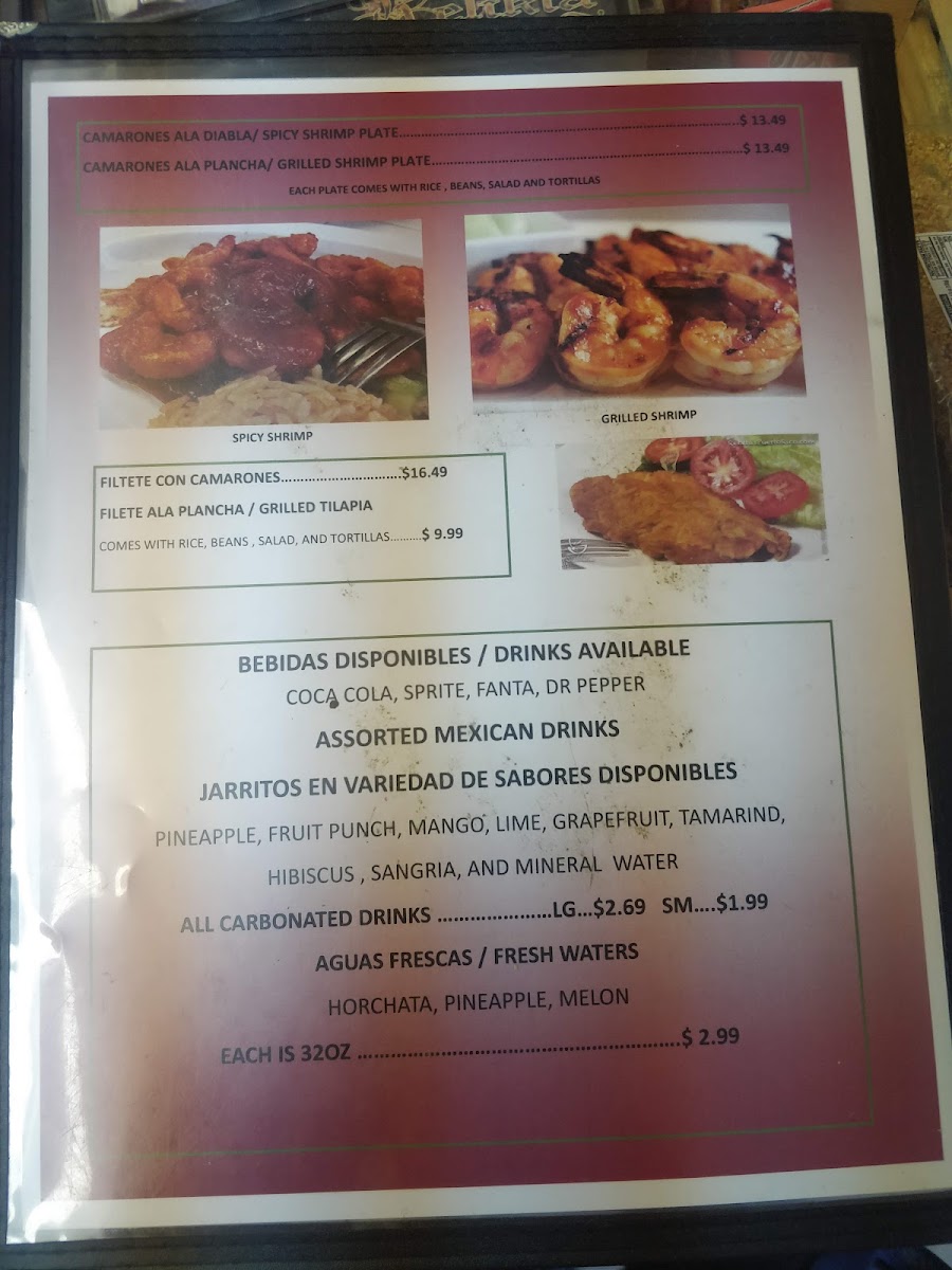 La Tamaulipeca Menu Photo 2