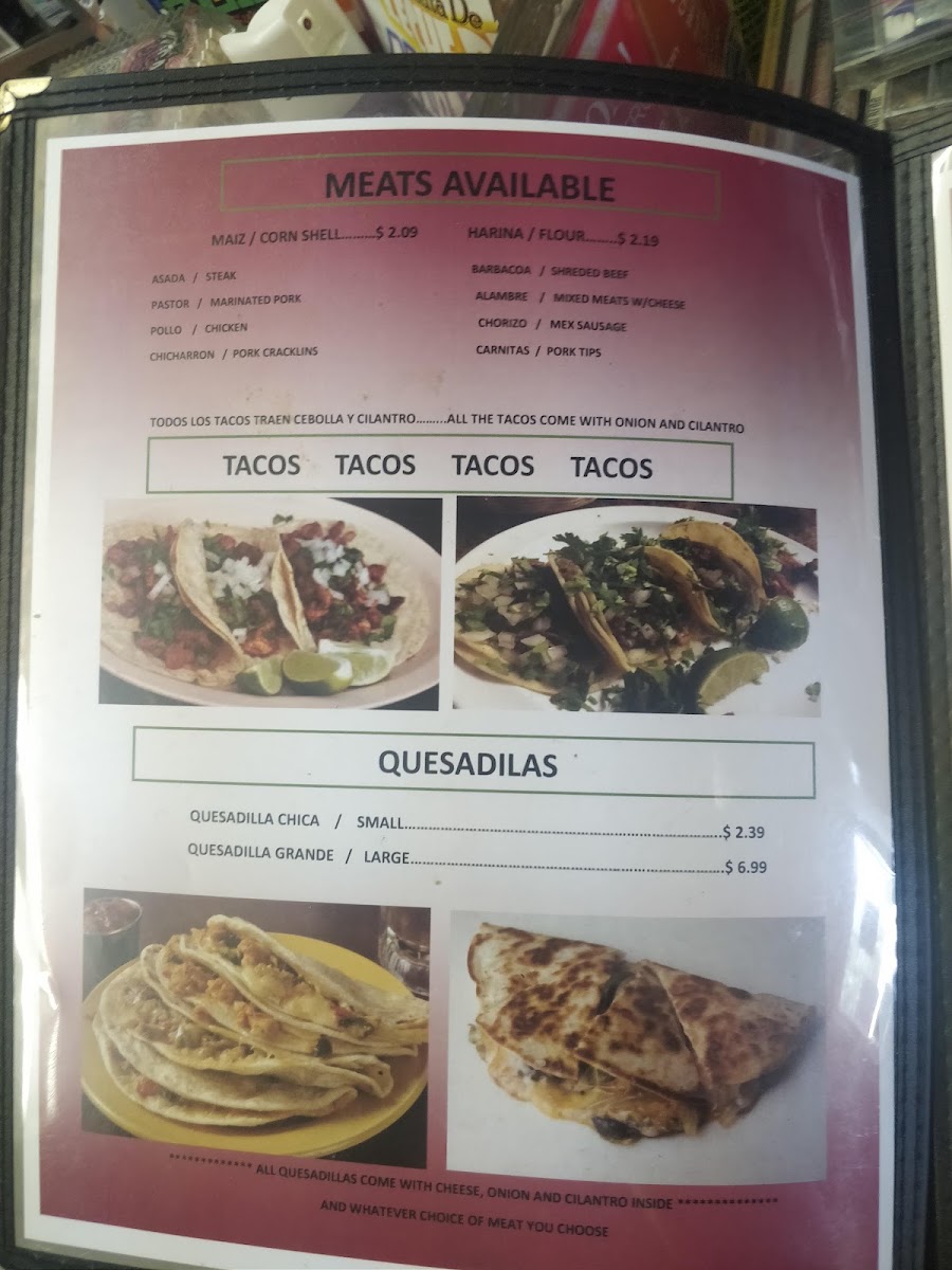 La Tamaulipeca Menu Photo 3