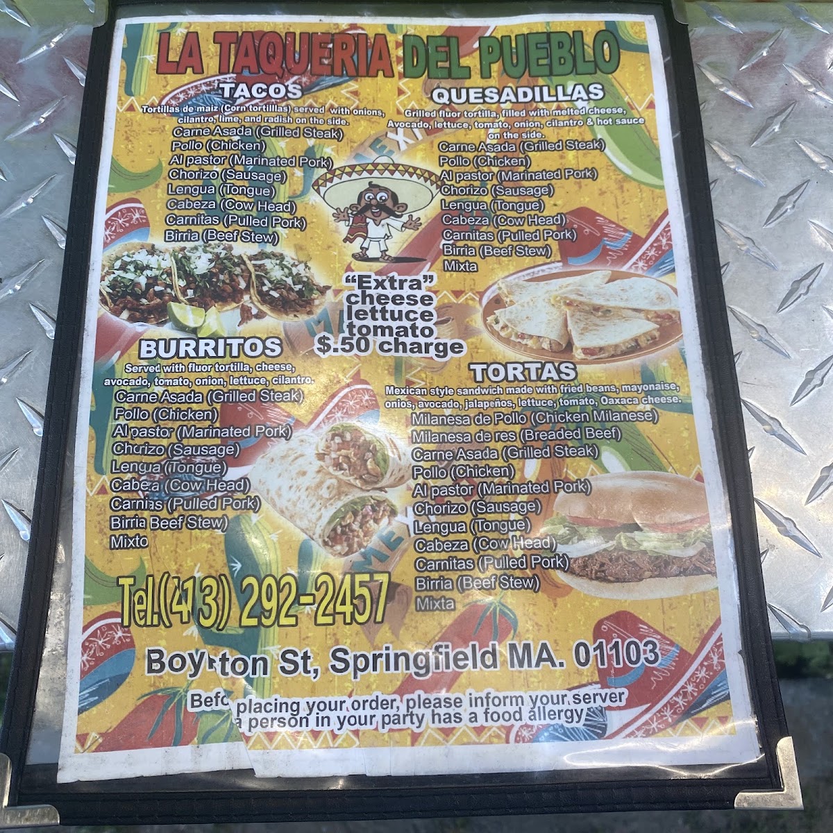 La Taqueria Del Pueblo Menu Photo 1