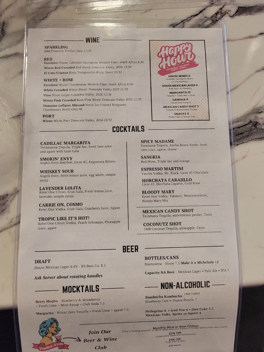 Lady R Bistro Menu Photo 4