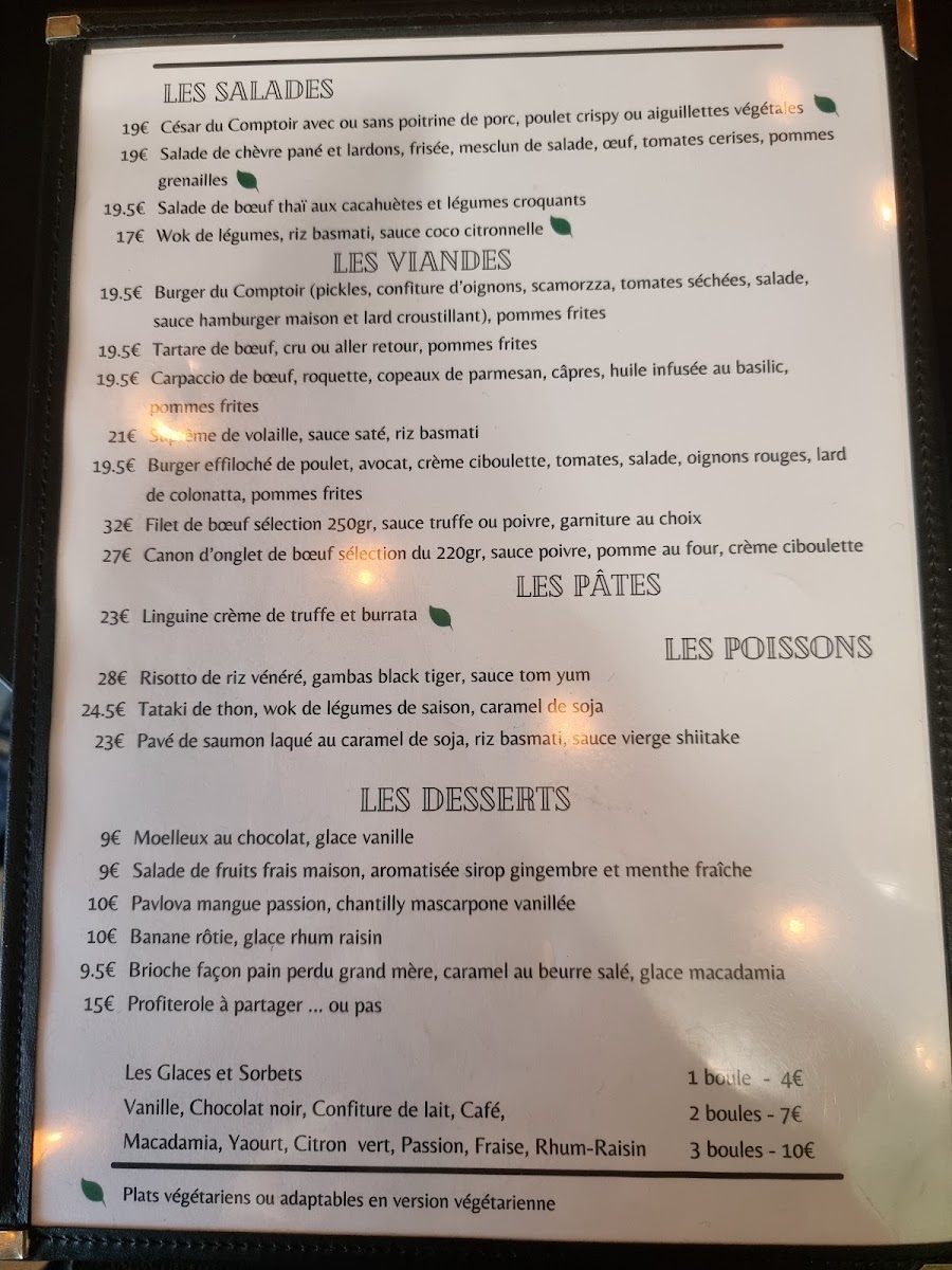 Le Grand Comptoir De Boulogne MenuMenu Photo 10