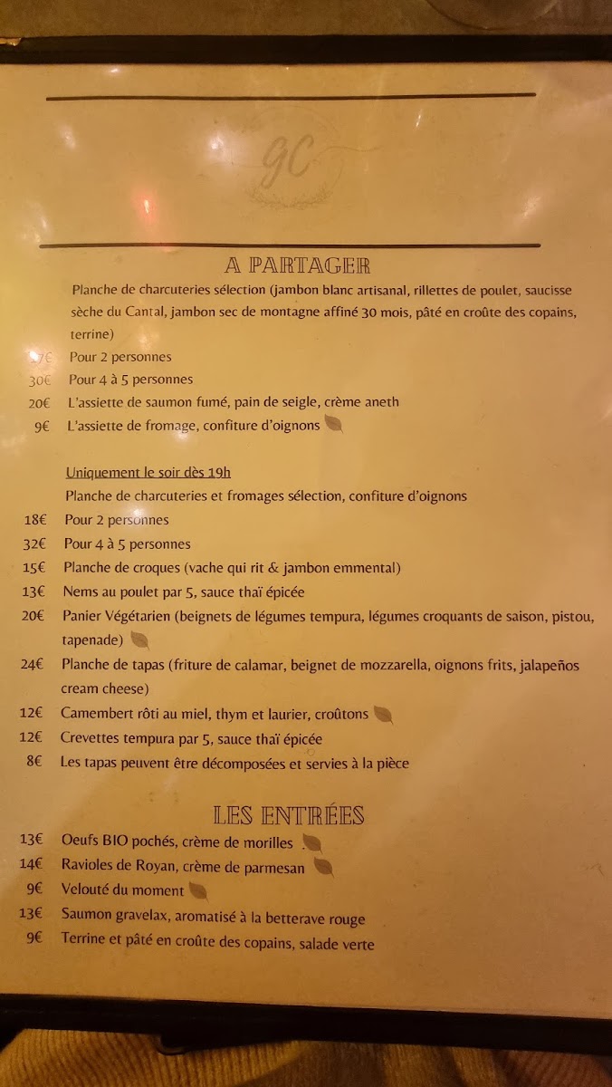 Le Grand Comptoir De Boulogne Menu Photo 4