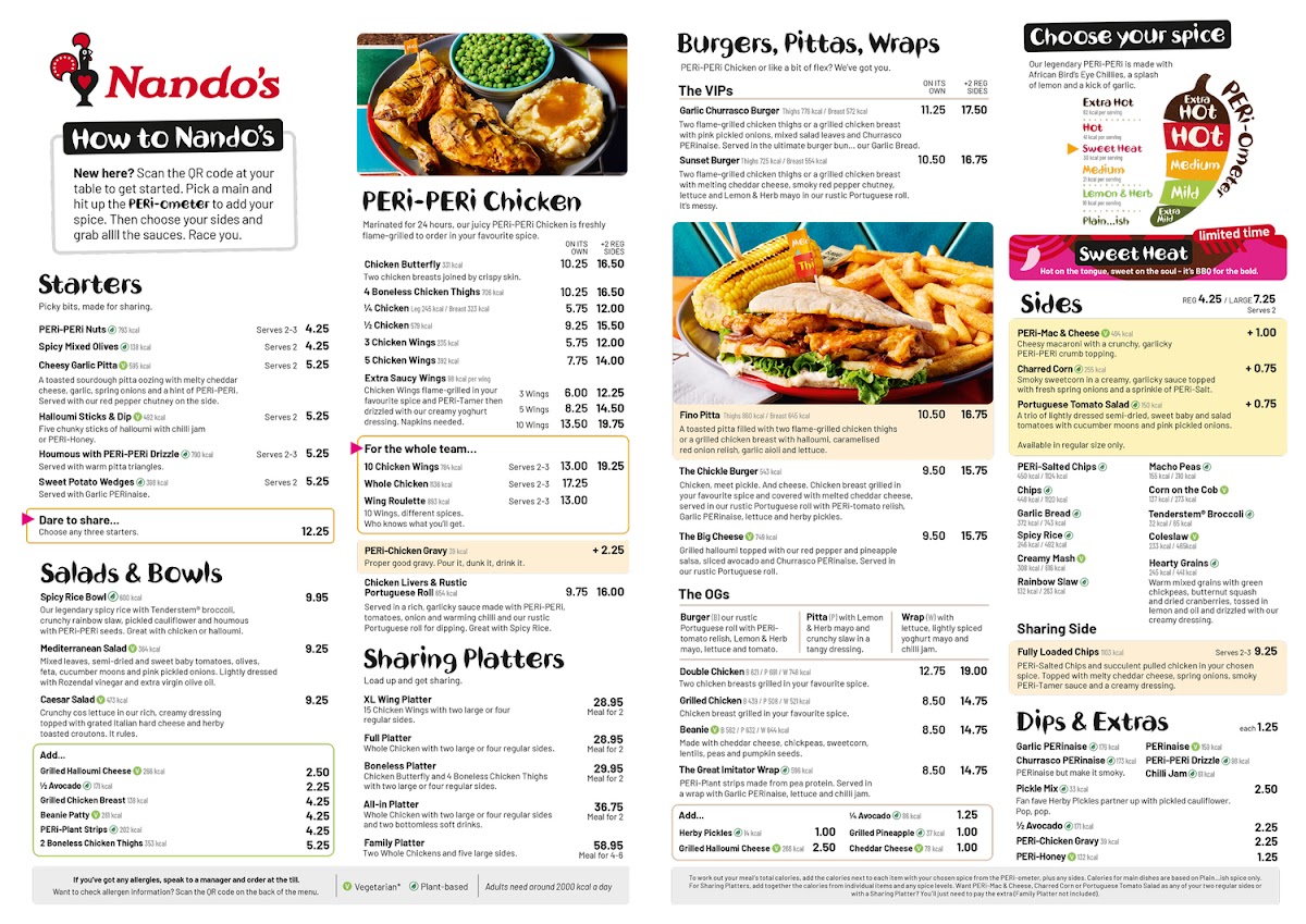 Nando's Hornchurch Menu Photo 3