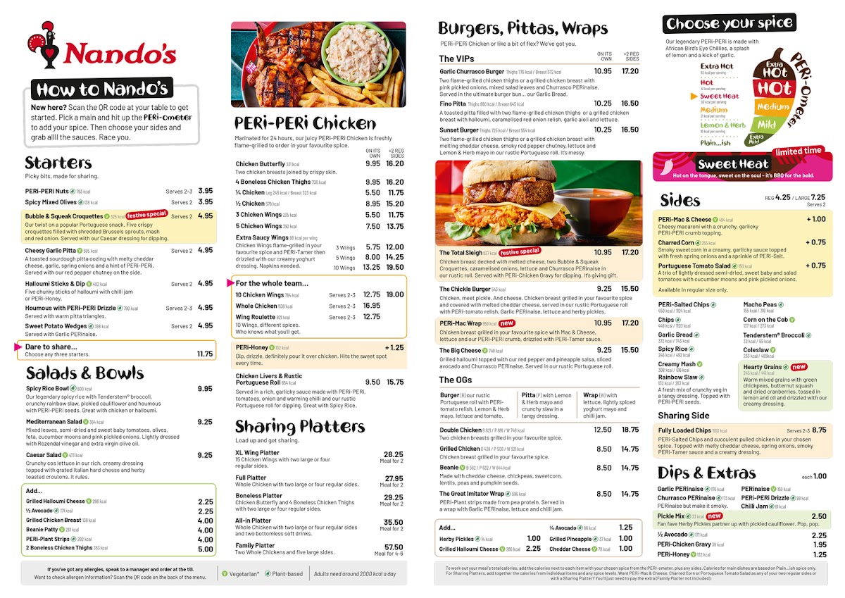 Nando's Hornchurch Menu Photo 4