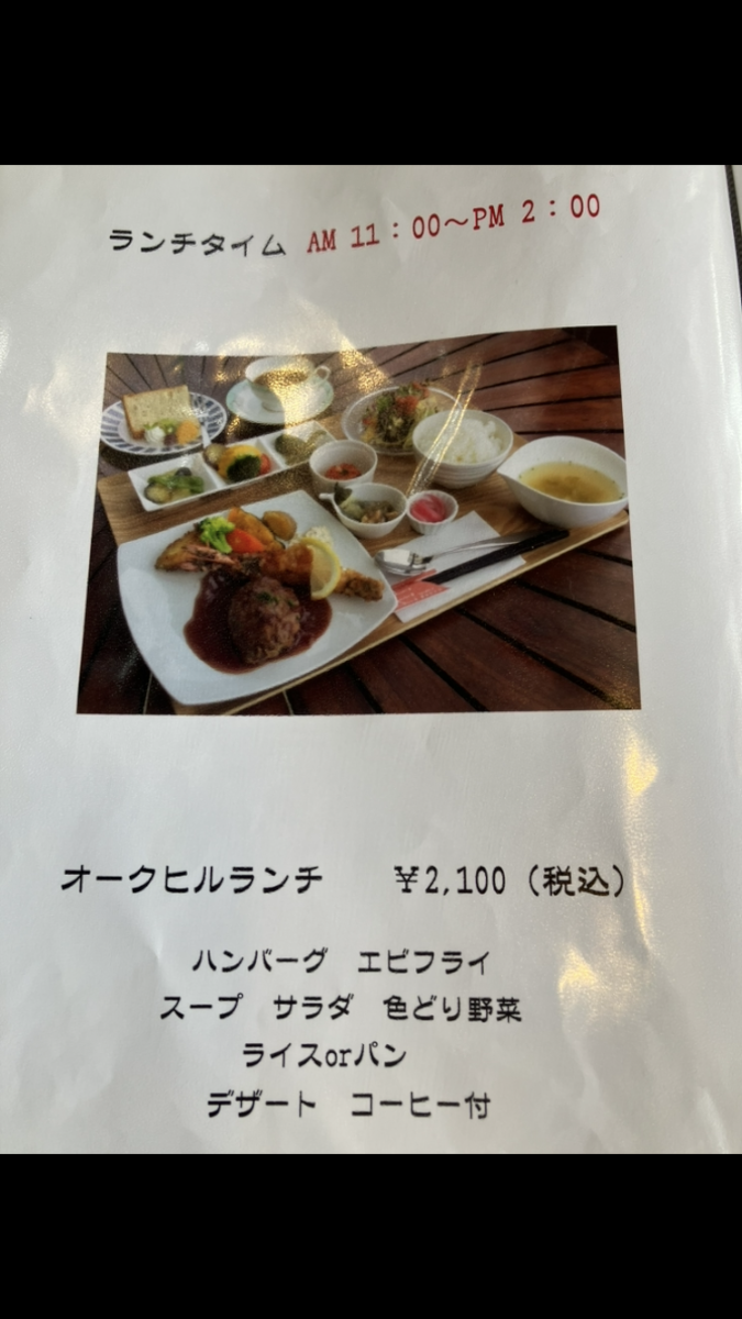 Oak Hill View MenuMenu Photo 8