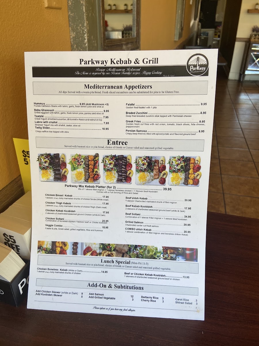 Parkway Kebab & Grill MenuMenu Photo 10