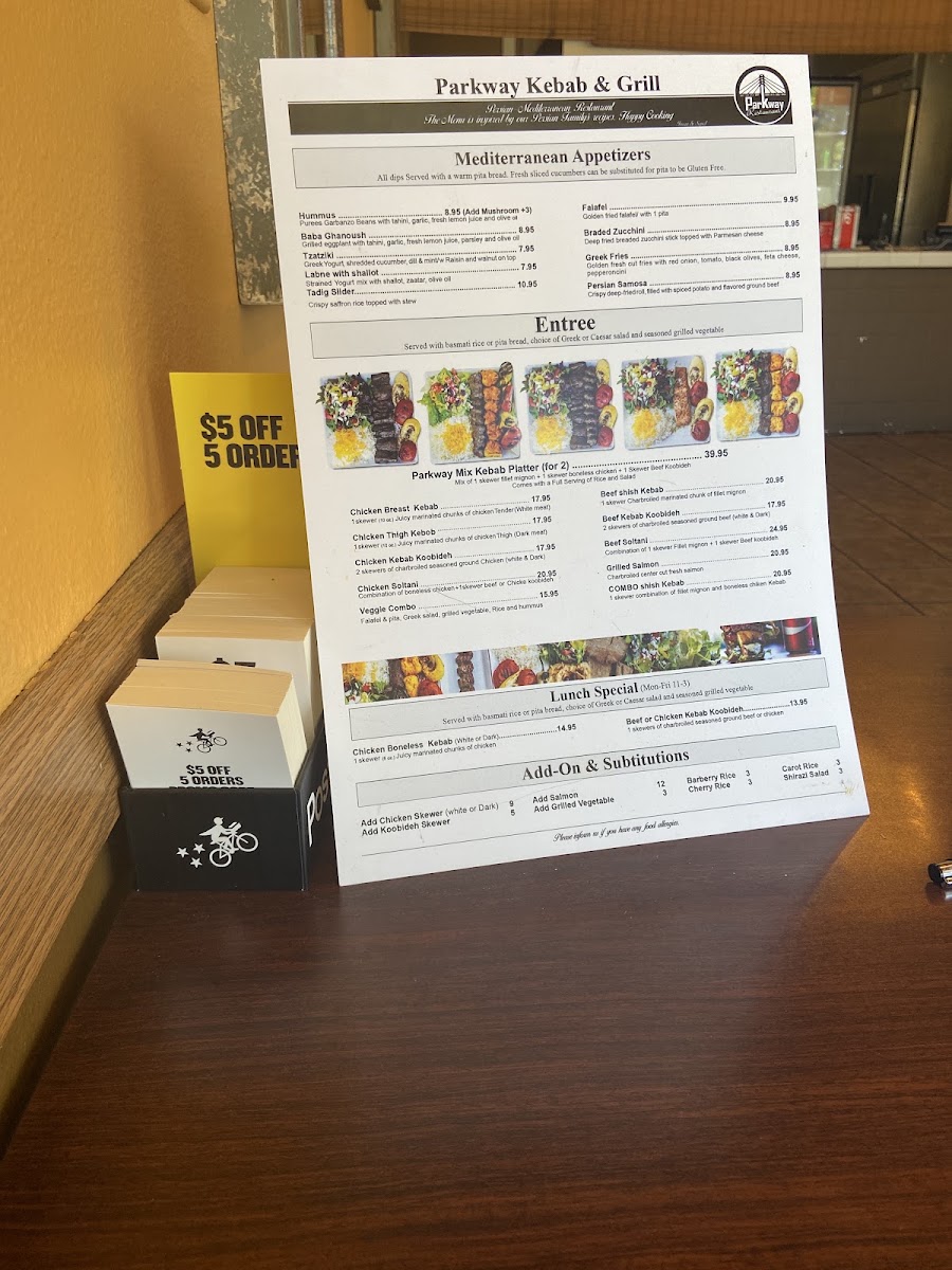 Parkway Kebab & Grill MenuMenu Photo 9