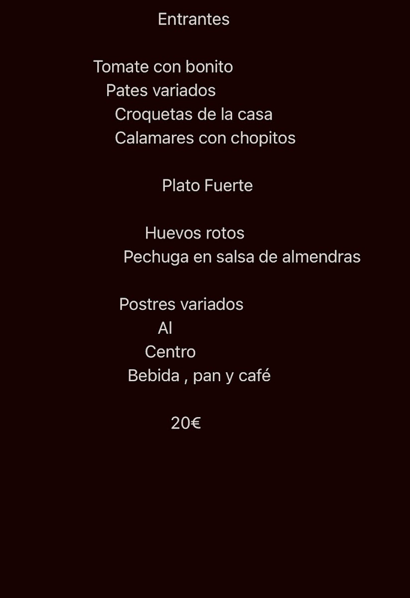 Pinacho Menu Menu Photo 3