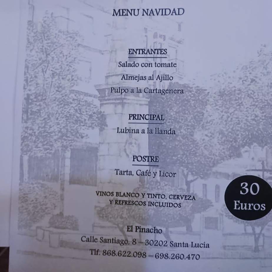 Pinacho MenuMenu Photo 8