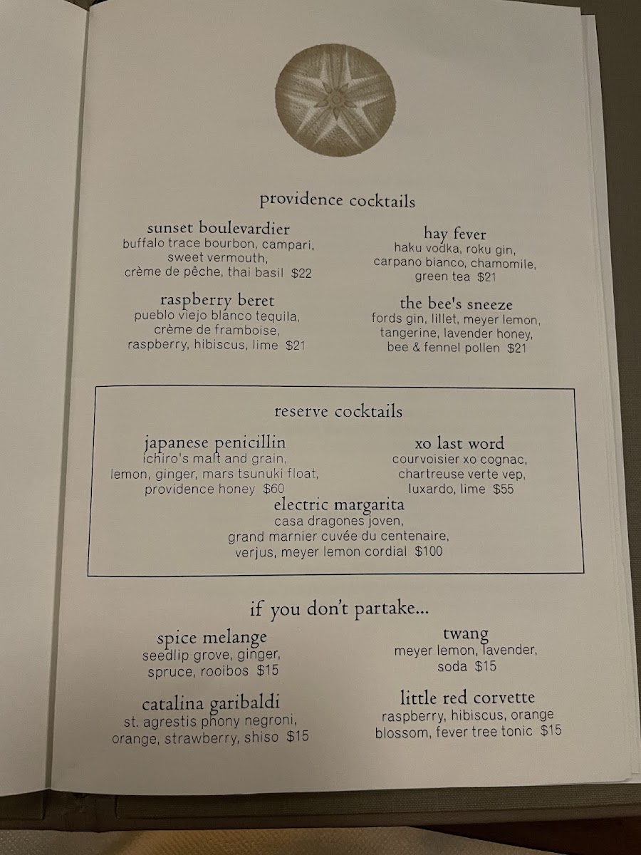 Providence MenuMenu Photo 6