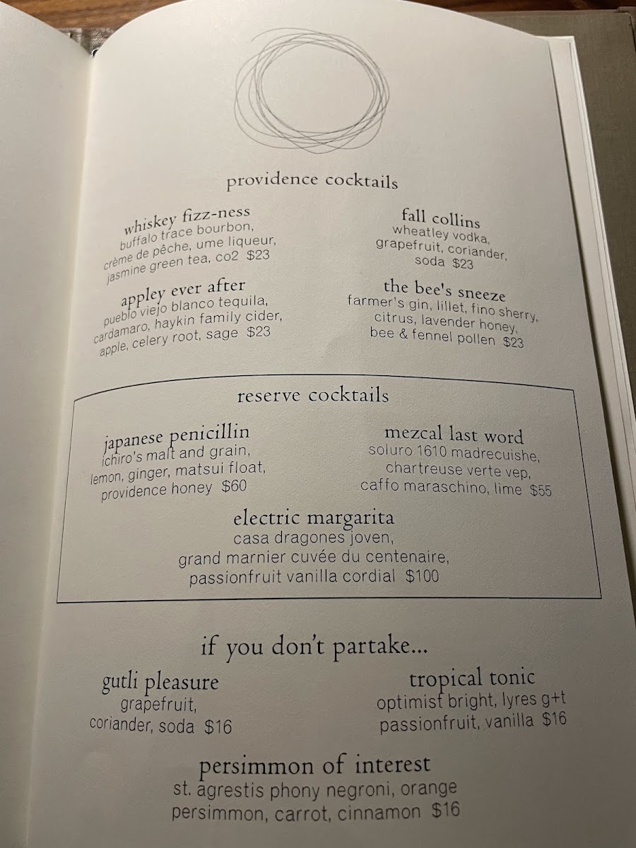 Providence MenuMenu Photo 9
