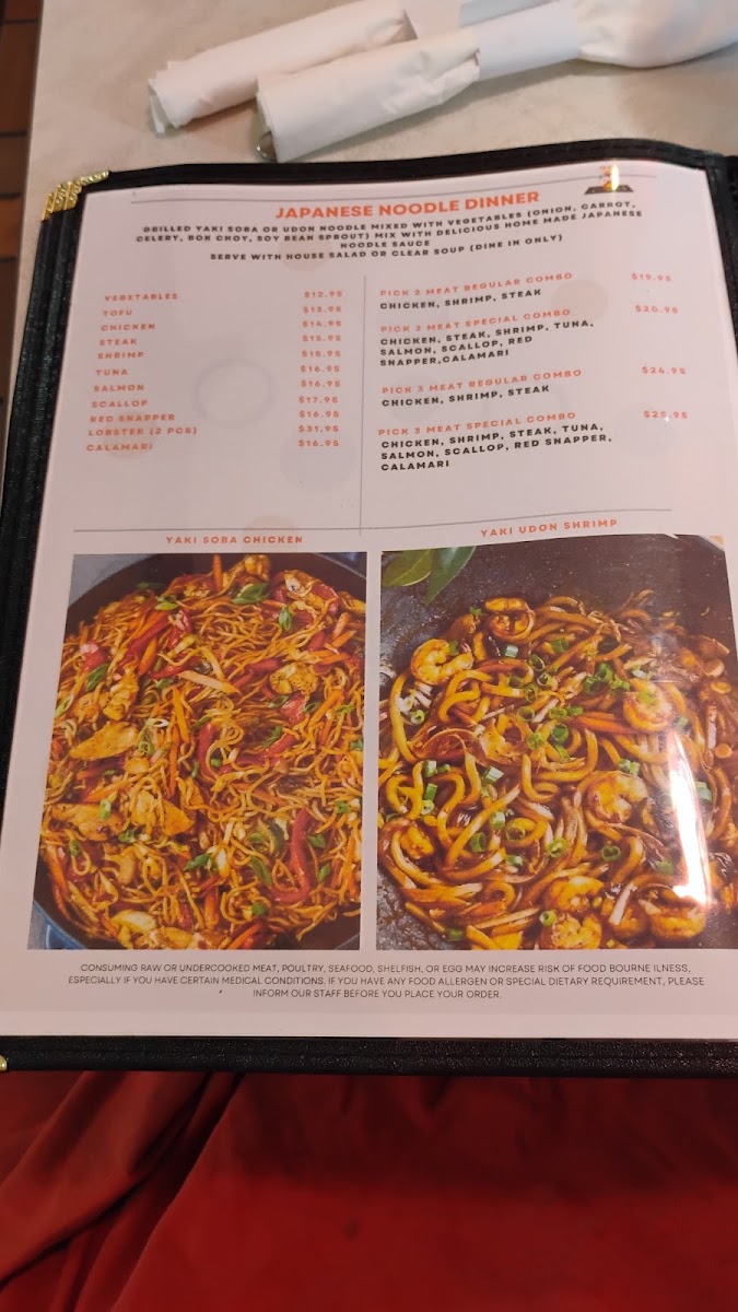 Pusaka Granite City Hibachi, Sushi & Ramen MenuMenu Photo 9