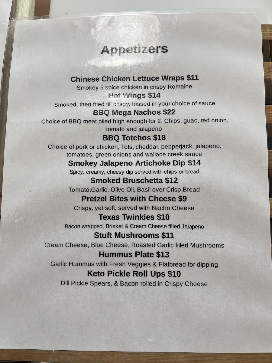 Rattlesnake Bbq Menu Menu Photo 3