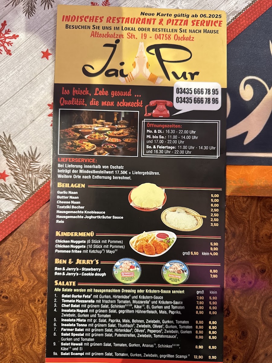 Restaurant Jaipur Oschatz Menu Photo 1