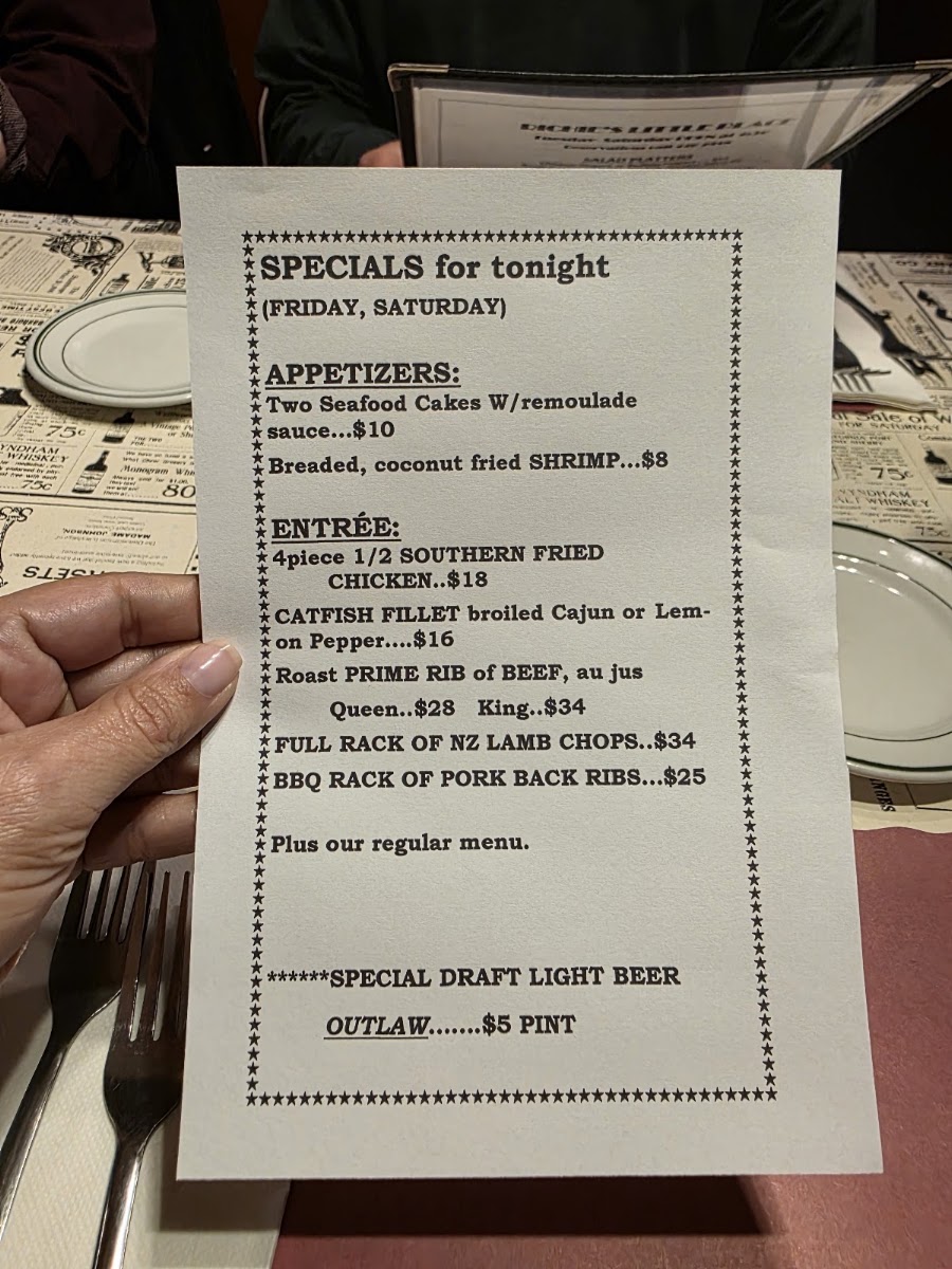 Richie's Little Place Menu Photo 1