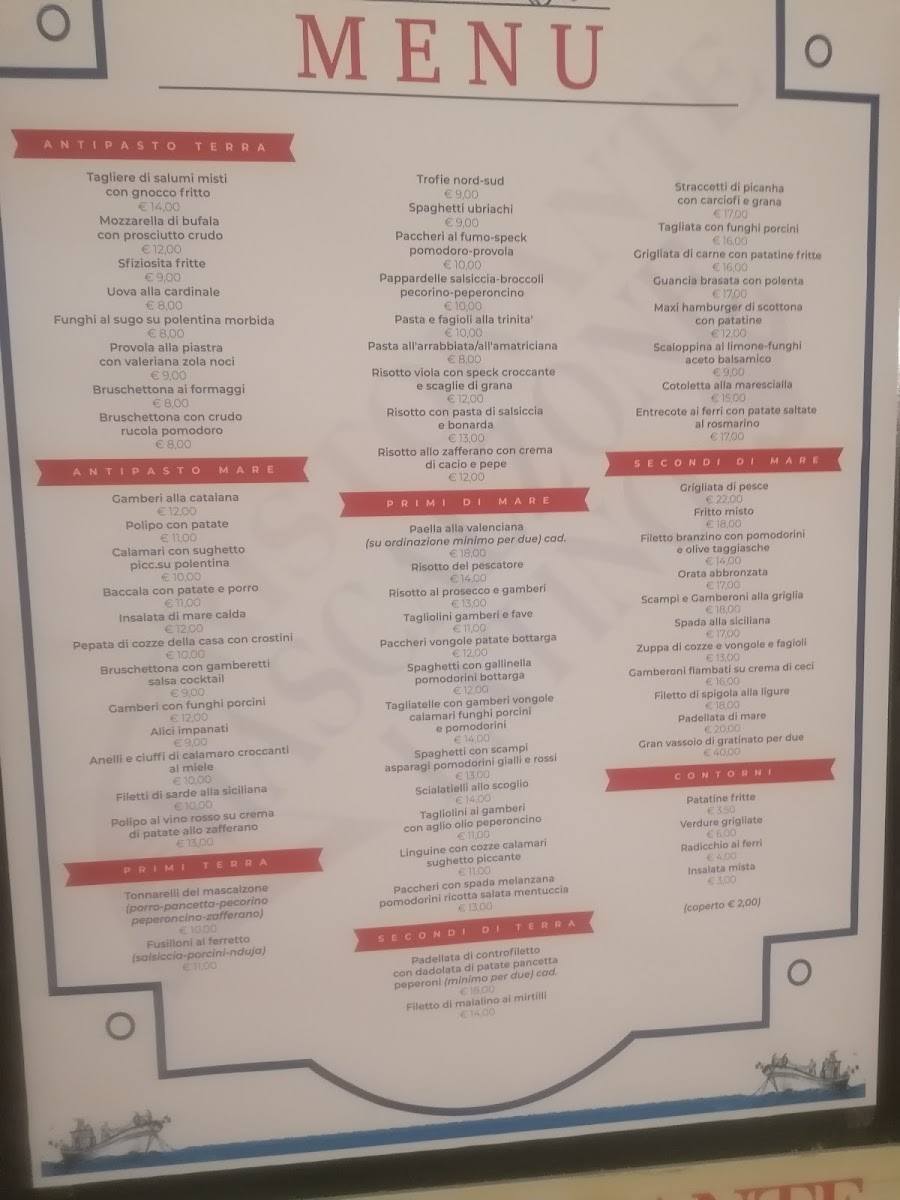 Ristorante Mascalzone Latino 1 Menu Photo 1