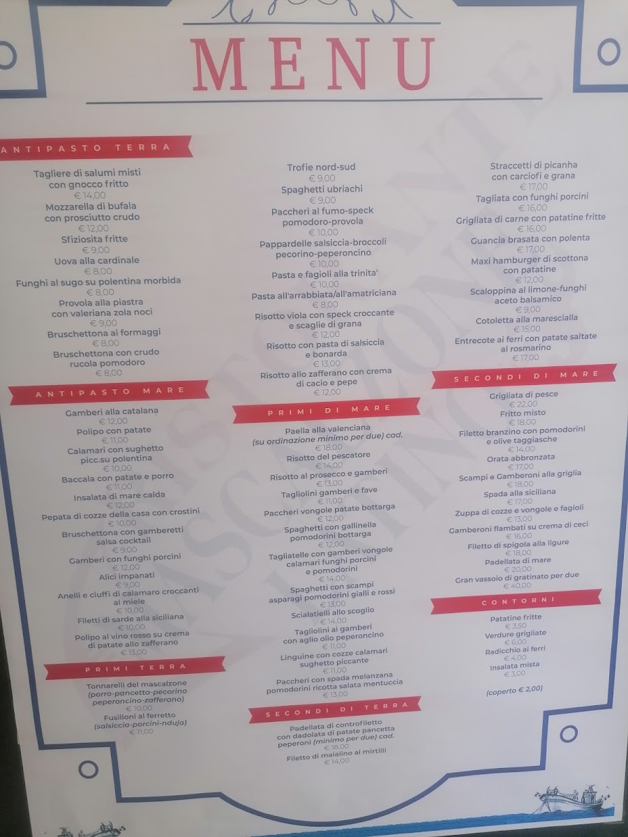 Ristorante Mascalzone Latino 1 Menu Photo 2