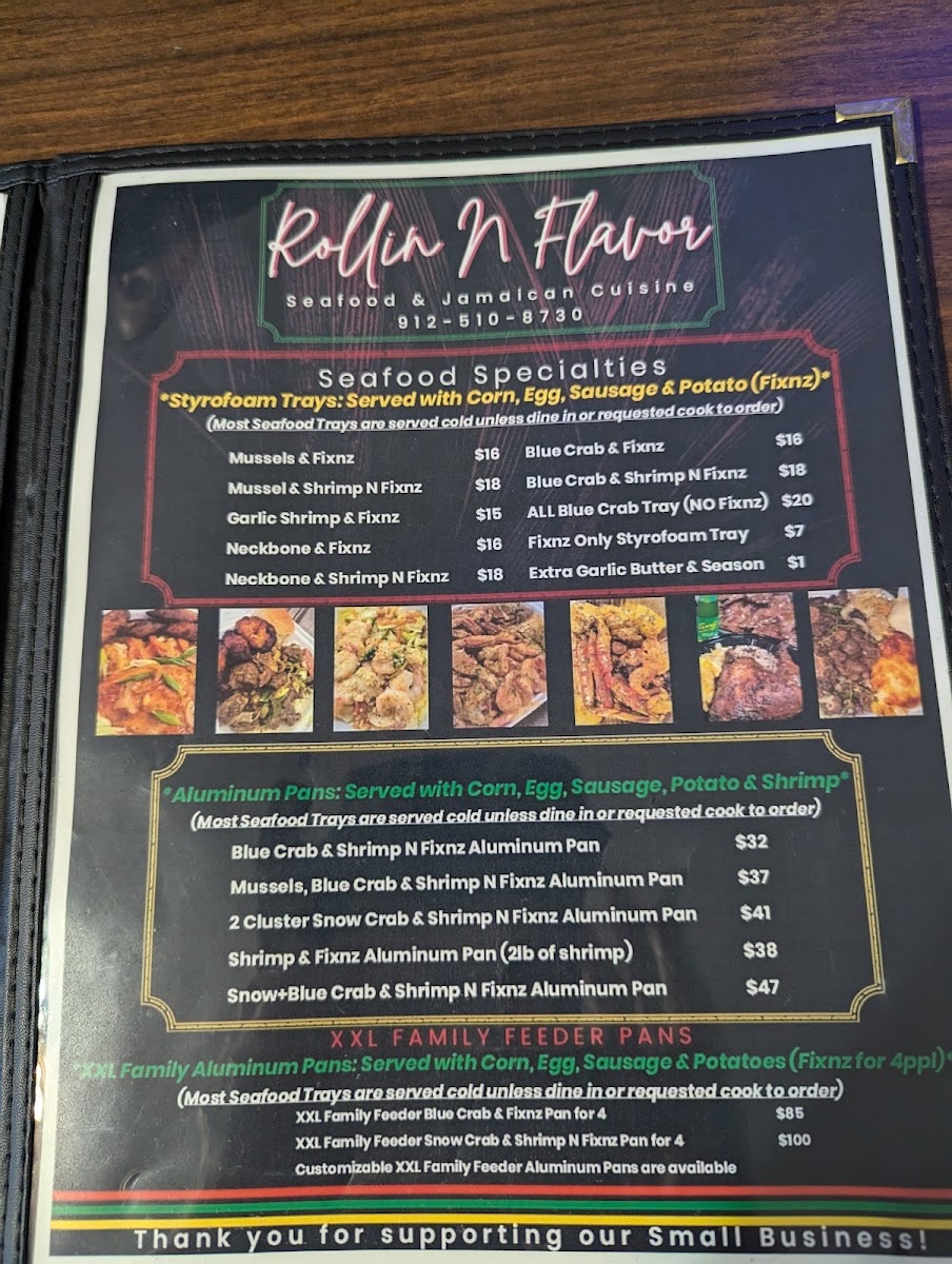 Rollin N Flavor Jamican Food Menu Photo 1