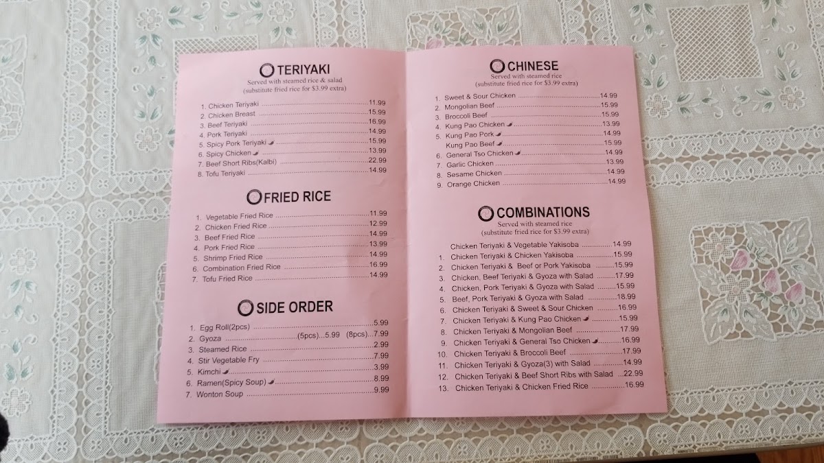 Samwon Restaurant Menu Photo 4