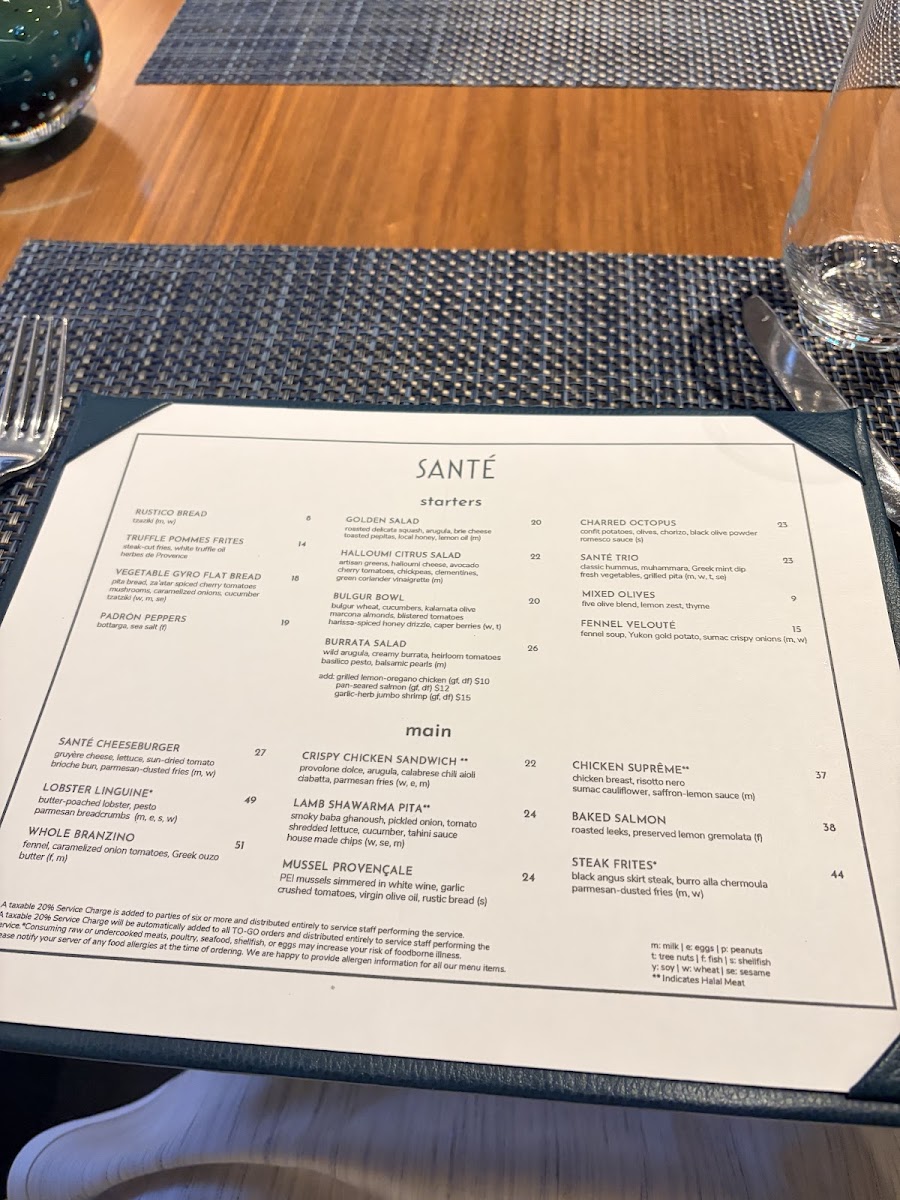 Santé Menu Photo 1