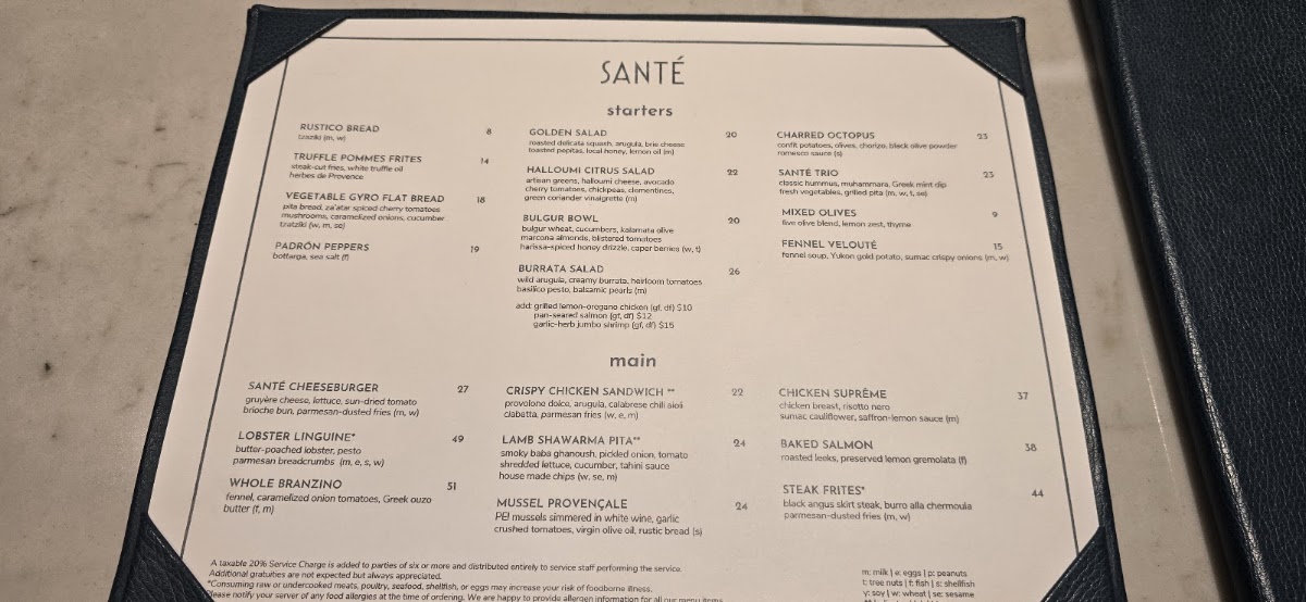 Santé Menu Photo 2