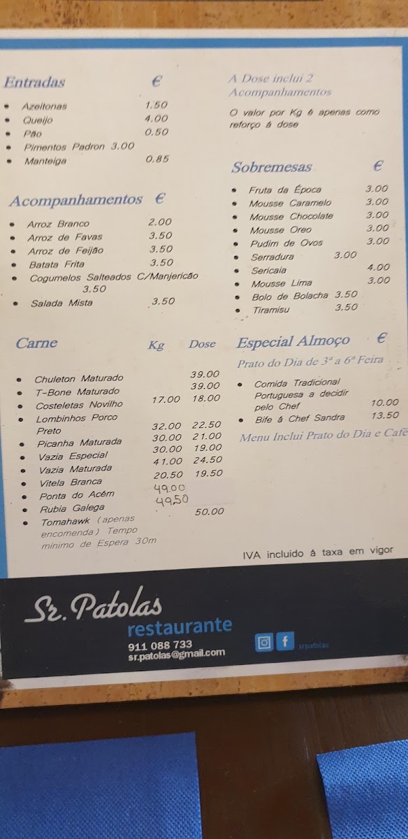 Senhor Patolas Menu Photo 4