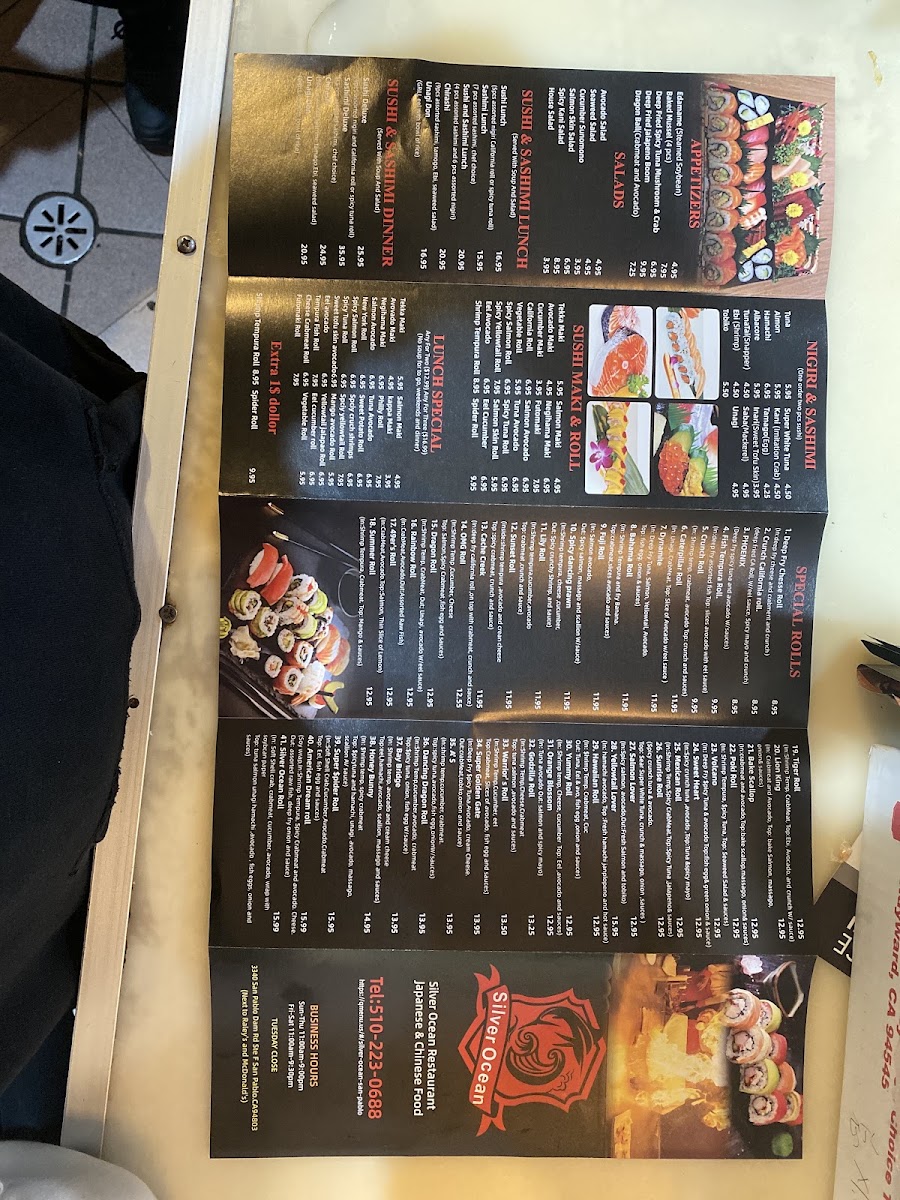 Silver Ocean Restaurant Menu Photo 2